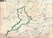 08 Mappa anello BivaccoTrePizzi-LaghettoPietraQuadra-10apr22